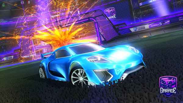 A Rocket League car design from popcorn22468