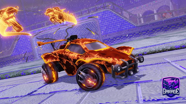 A Rocket League car design from Jugcotiz