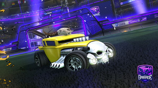 A Rocket League car design from Cheesemaster659