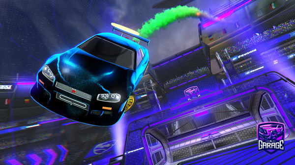 A Rocket League car design from d4vizinnx