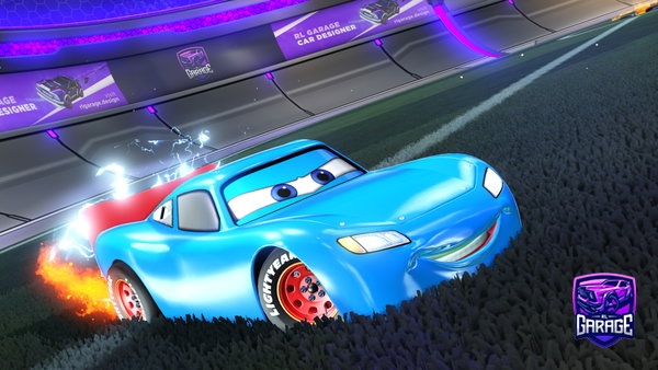 A Rocket League car design from mansba