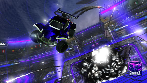 A Rocket League car design from SwazyGoCrazy