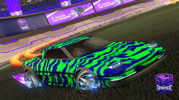A Rocket League car design from Plat_on_Switch