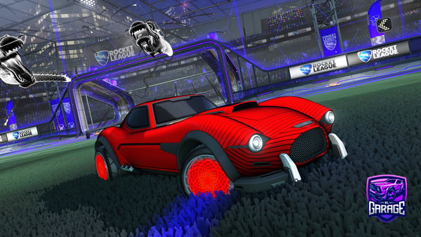 A Rocket League car design from DayTooSweaty