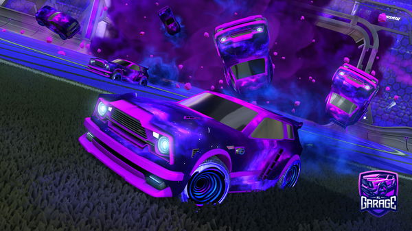 A Rocket League car design from Theevir
