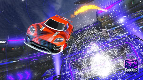 A Rocket League car design from Wolverine5053