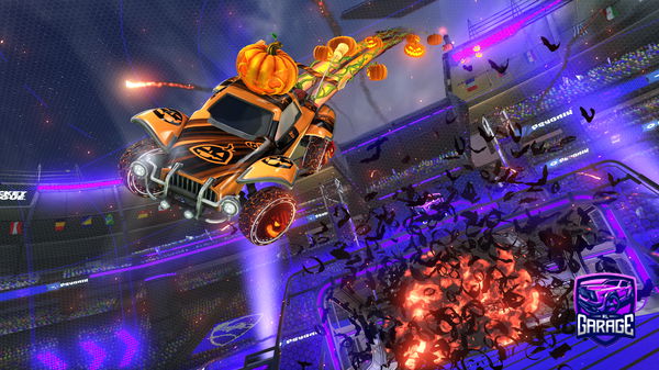 A Rocket League car design from raginteen