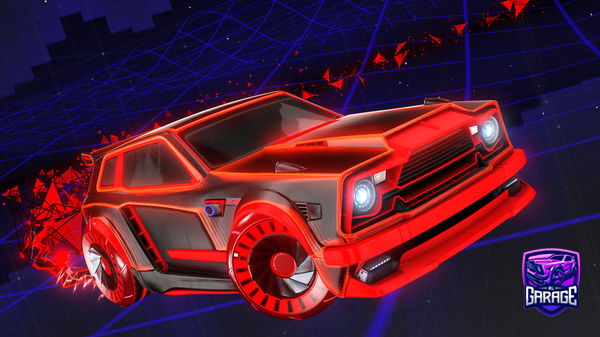 A Rocket League car design from Thought101