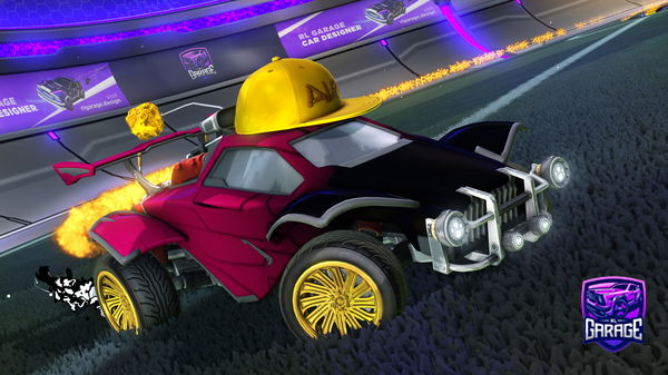 A Rocket League car design from RoadToBlackStandard