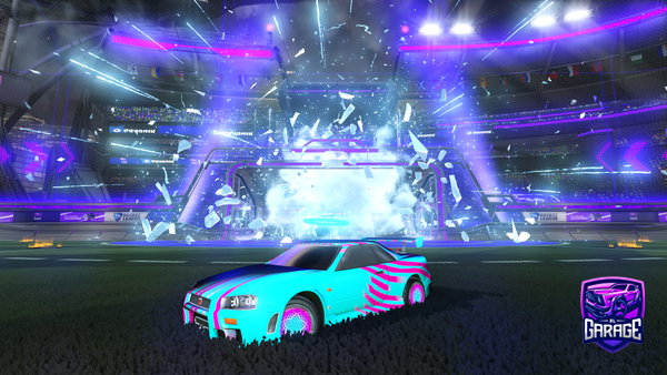 A Rocket League car design from zGidex