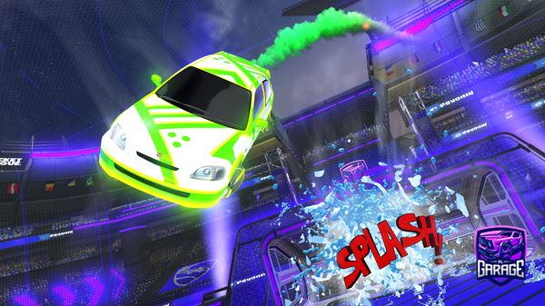 A Rocket League car design from reltiuqfloda