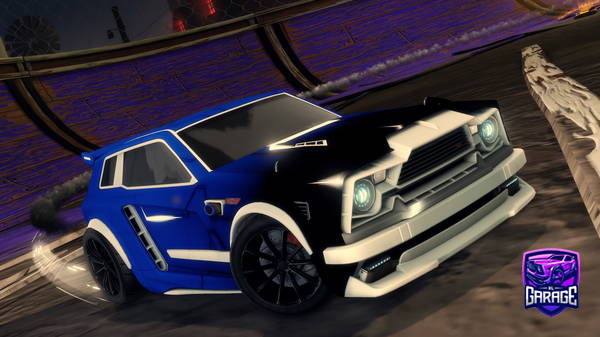 A Rocket League car design from Rigley