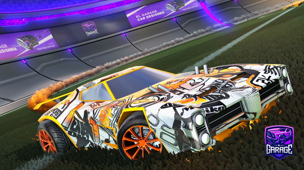 A Rocket League car design from zaddation