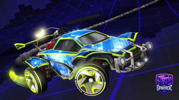 A Rocket League car design from Dudebr0