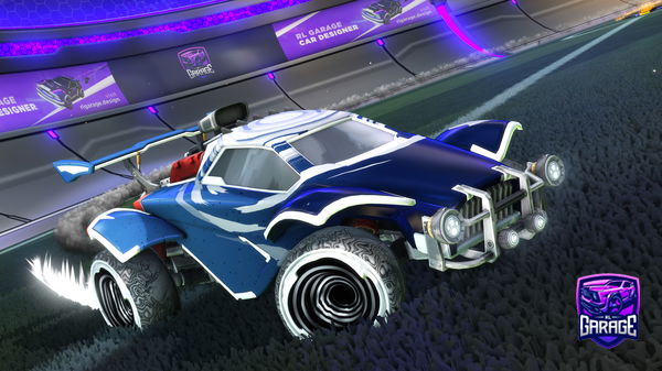 A Rocket League car design from TIKI_ON_XBOX