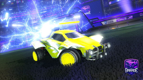 A Rocket League car design from OnboardComb