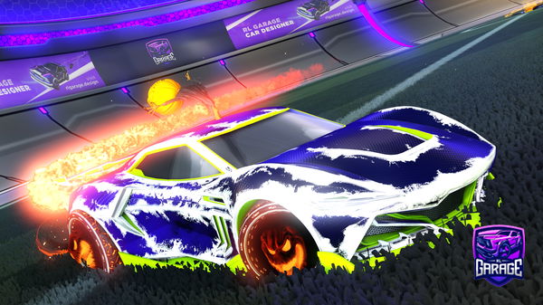 A Rocket League car design from Busy_snowball9