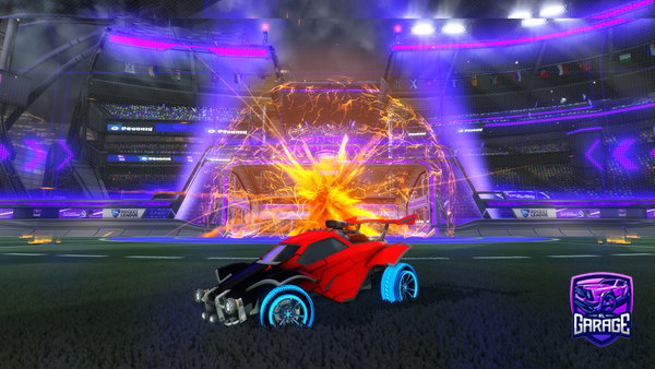 A Rocket League car design from Sped-Speeds