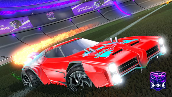 A Rocket League car design from JackieKy2