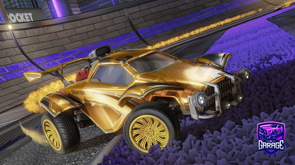 A Rocket League car design from KUTK3R