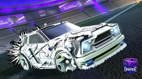 A Rocket League car design from -Fl1NT-