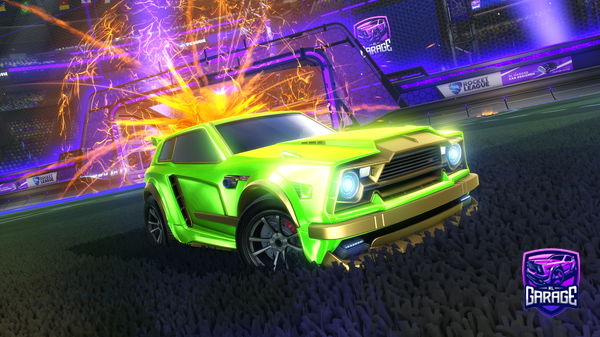 A Rocket League car design from Alitv