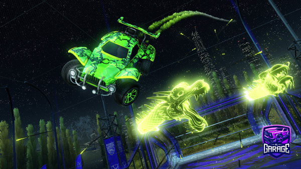 A Rocket League car design from Glmbeeteldor