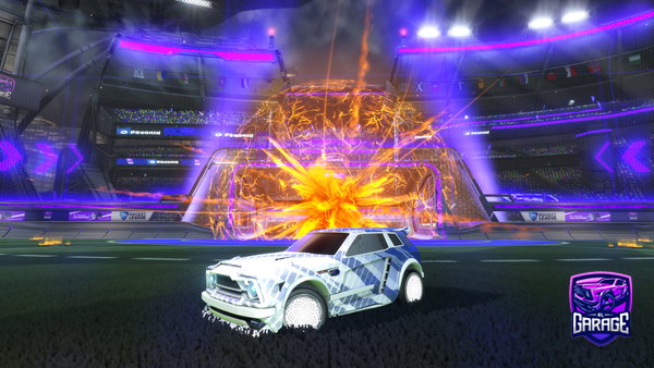 A Rocket League car design from Bluwie