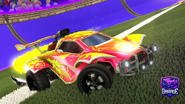 A Rocket League car design from Cballer301655