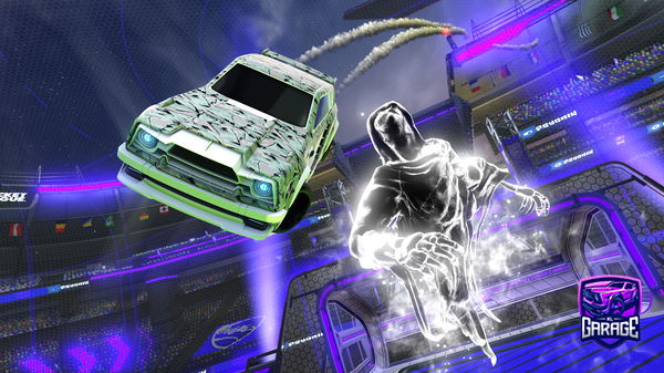 A Rocket League car design from A106