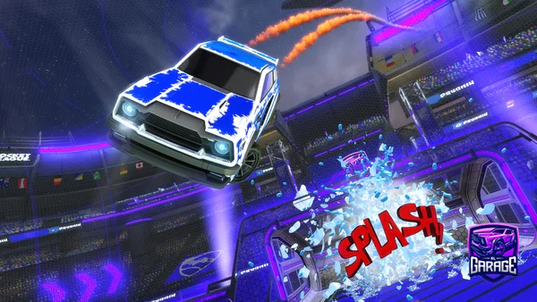 A Rocket League car design from Helpeddrake