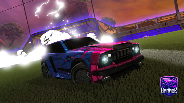 A Rocket League car design from Dwoody97