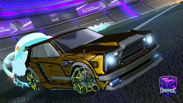 A Rocket League car design from ybubtea