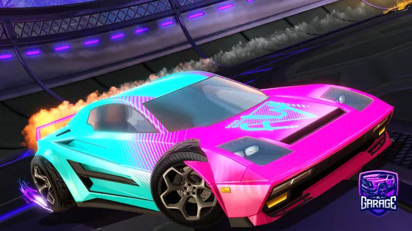 A Rocket League car design from SkippyDubz