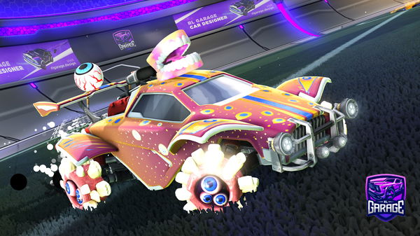 A Rocket League car design from -V3N0M-