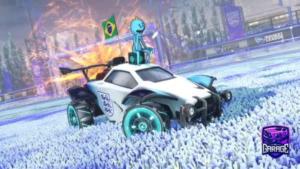 A Rocket League car design from Hudvi