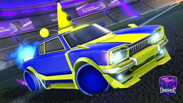 A Rocket League car design from Bzerojr