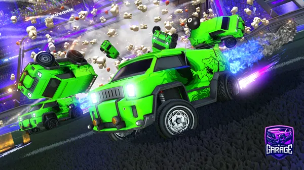 A Rocket League car design from Dichak