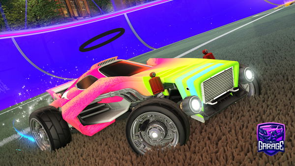 A Rocket League car design from Tcgrayan