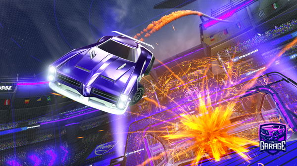 A Rocket League car design from kamees