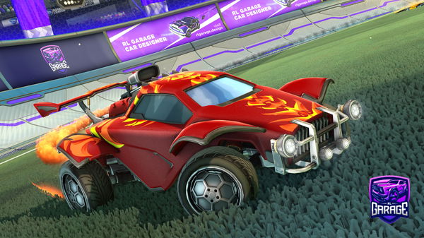 A Rocket League car design from StaticalOlly
