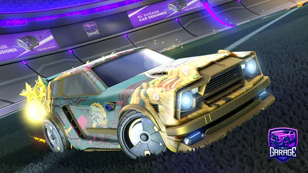 A Rocket League car design from ConeFilter