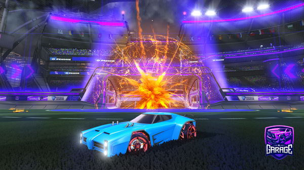 A Rocket League car design from SuttButtCoconutt