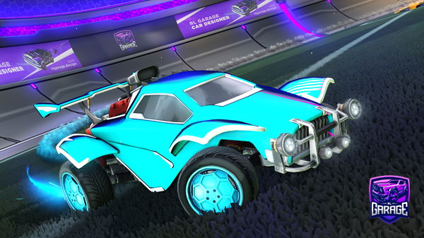 A Rocket League car design from PalmoCo5