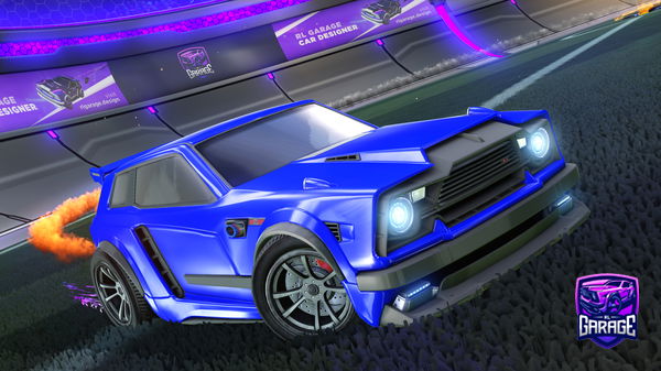 A Rocket League car design from cliffhanger774