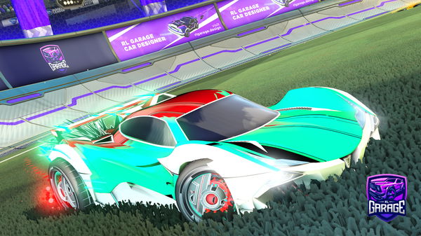 A Rocket League car design from G2186