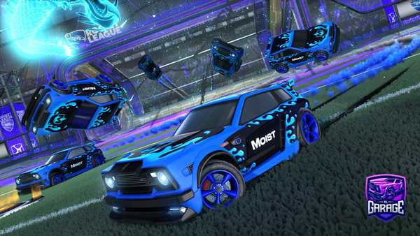 A Rocket League car design from Shadow_BlubX