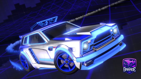 A Rocket League car design from Dragons2616431