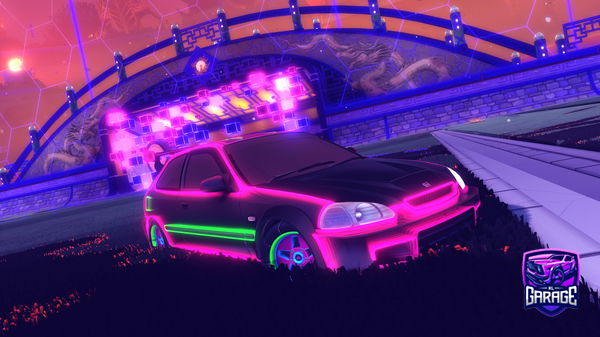 A Rocket League car design from iceytea