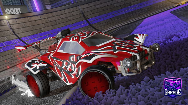 A Rocket League car design from GoBlitzy